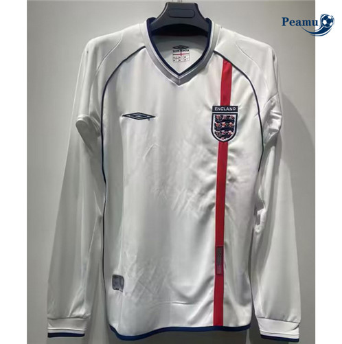 Nuovo Classico Maglie Calcio Inghilterra Prima Manica lunga 2002