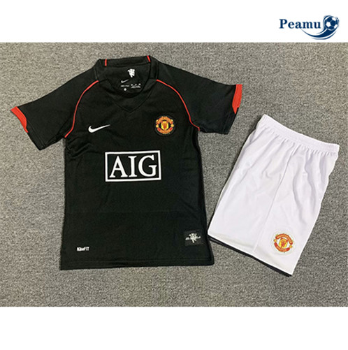 Negozio Classico Maglie Calcio Manchester United Bambino Seconda 2007-08