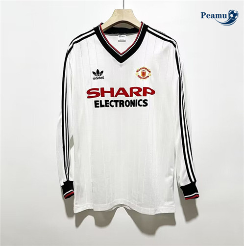Prezzo Classico Maglie Calcio Manchester United Seconda Manica lunga 1982-83