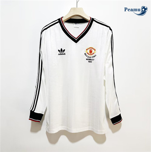Collezione Classico Maglie Calcio Manchester United Seconda Manica lunga 1983
