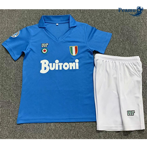 Fornire Classico Maglie Calcio Nápoles Bambino Prima 1987-88