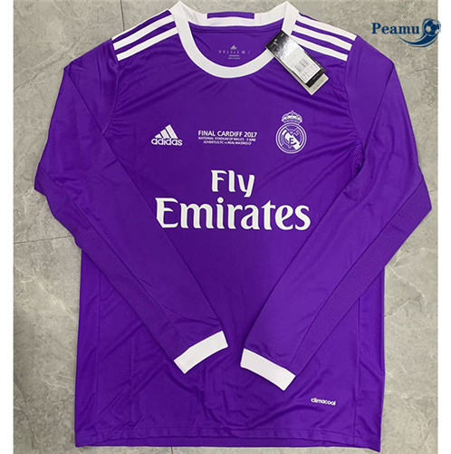 Acquistare Classico Maglie Calcio Real Madrid Seconda Manica lunga 2016-17
