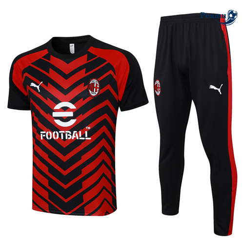 Acquistare Maglia Calcio AC Milan Polo + Pantaloncini rossetto 2024-2025