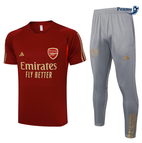 Creare Maglia Calcio Arsenal Polo + Pantaloncini carminio 2024-2025