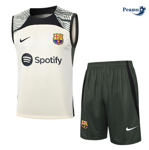Nuove Maglia Calcio Barcellona Canotta + Pantaloncini albicocca 2024-2025