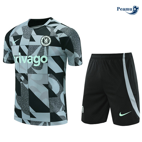 Saldi Maglia Calcio Chelsea + Pantaloncini azzurro 2024-2025