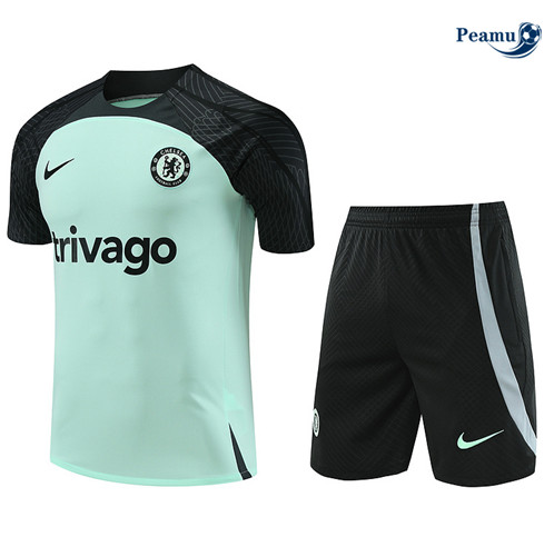 Scelta Maglia Calcio Chelsea + Pantaloncini verde 2024-2025