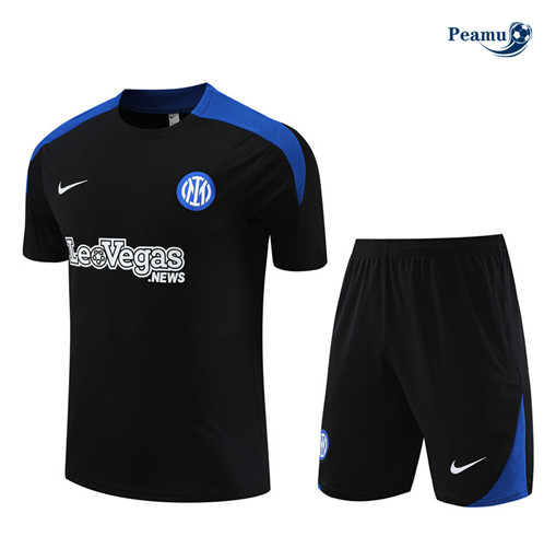 Comperare Maglia Calcio Inter Milan Bambino + Pantaloncini Nero 2024-2025-2024-2025