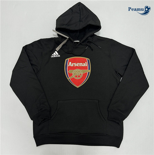 Collezione Giacca con cappuccio Arsenal Nero 2024-2025