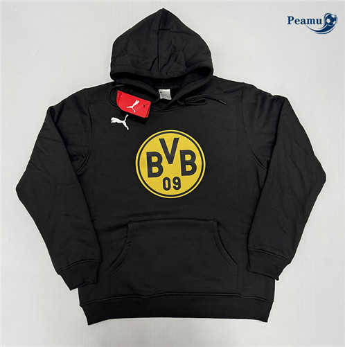 Saldi Giacca con cappuccio Borussia Dortmund Nero 2024-2025