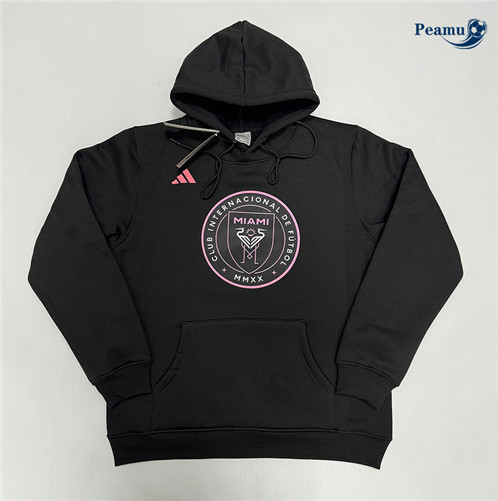 Negozio Giacca con cappuccio Inter Miami Nero 2024-2025