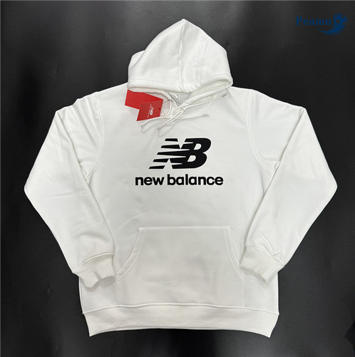 Saldi Giacca con cappuccio New Balance Bianco 2024-2025