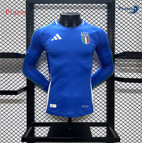 Collezione Maglia Calcio Player Italia Prima Manica lunga 2024-2025