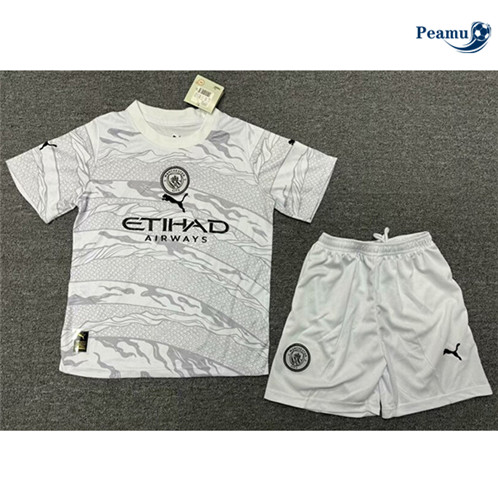 Shopping Maglia Calcio Manchester City Bambino the Dragon Year 2023-2024