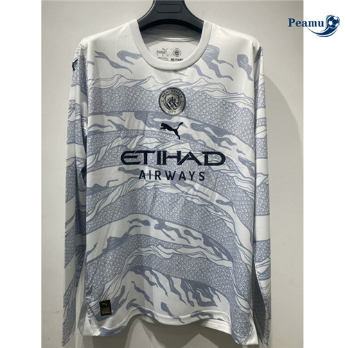 Sconto Maglia Calcio Manchester City Especial Manica lunga edition 2023-2024