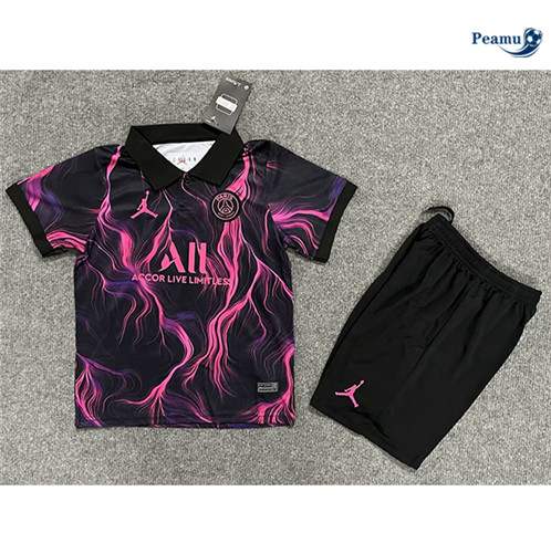 Nuove Maglia Calcio PSG Bambino Edizione speciale lapel Furi 2023-2024