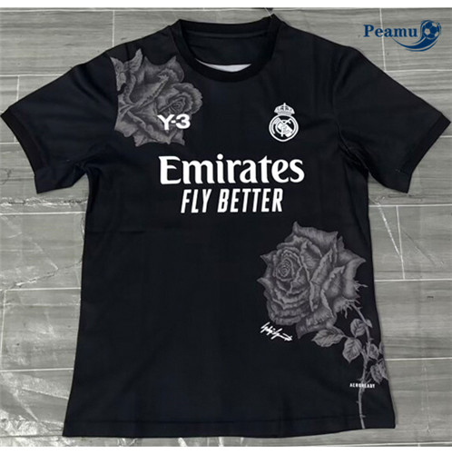 Sconto Maglia Calcio Real Madrid Y3 nero 2024-2025