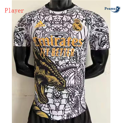 Negozio Maglia Calcio Player Real Madrid Bianco 2023-2024