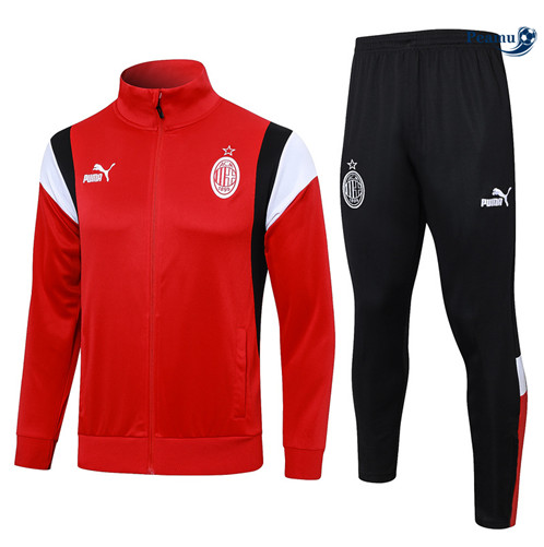 Acquista Tuta Calcio giacca AC Milan rossetto 2024-2025