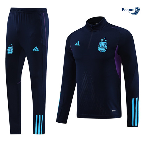 Collezione Tuta Calcio Argentina Nero 2024-2025