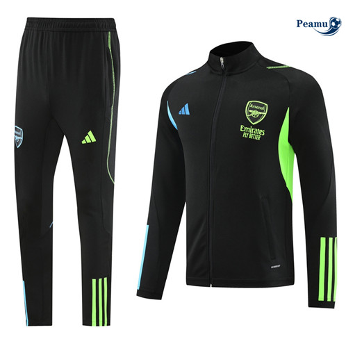 Creare Tuta Calcio giacca Arsenal Nero 2024-2025