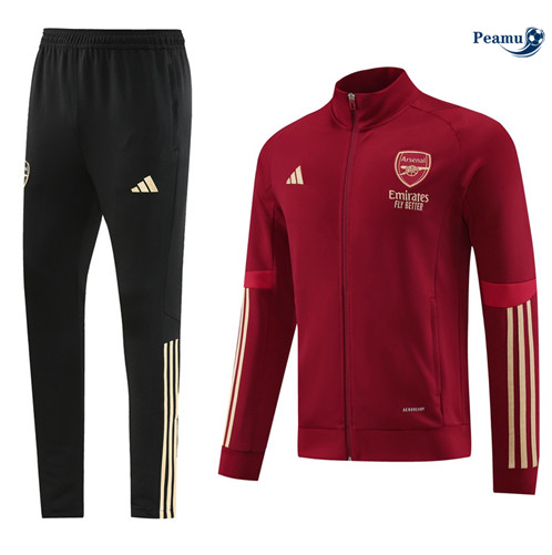Comperare Tuta Calcio giacca Arsenal carminio 2024-2025