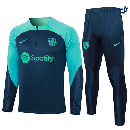 Nuovo Tuta Calcio Barcellona Blu Reale 2024-2025