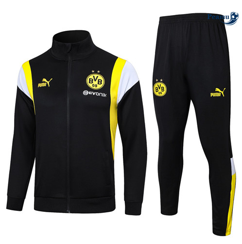 Vendita Tuta Calcio giacca Dortmund Nero 2024-2025