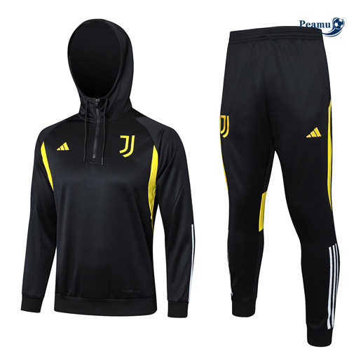 Sconto Tuta Calcio - Felpa con cappuccio Juventus Nero 2024-2025