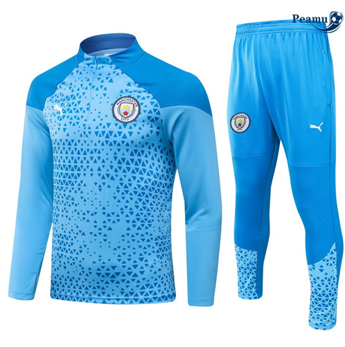 Shopping Tuta Calcio Bambino Manchester City cielo blu 2024-2025
