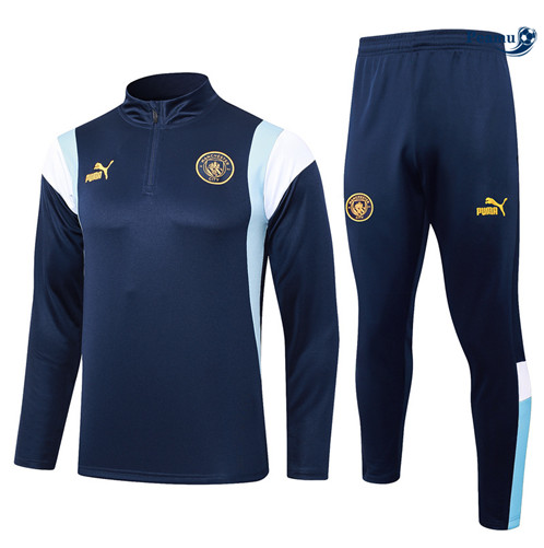 Grossista Tuta Calcio Manchester City Blu Reale 2024-2025