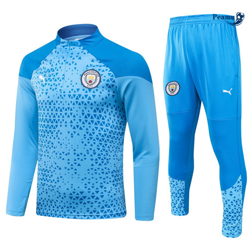 Saldi Tuta Calcio Manchester City cielo blu 2024-2025