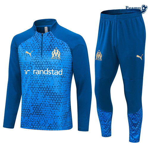 Creare Tuta Calcio Bambino Marsiglia Blu 2024-2025