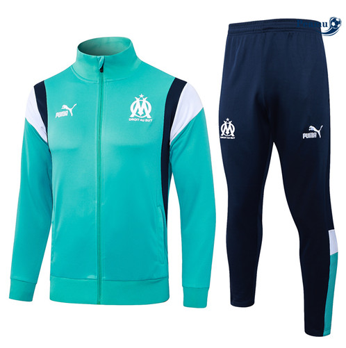 Promozionale Tuta Calcio giacca Marsiglia lago Blu 2024-2025