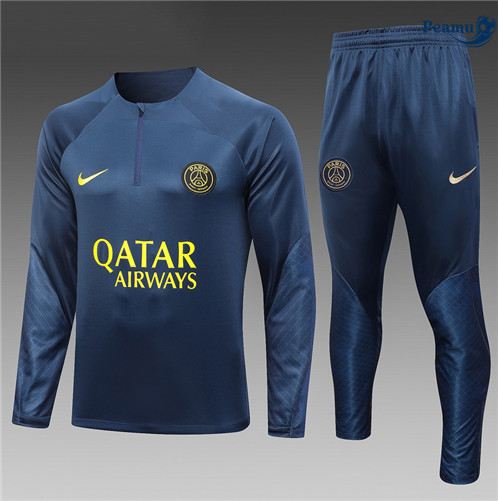 Negozio Tuta Calcio Bambino Paris PSG Blu 2024-2025