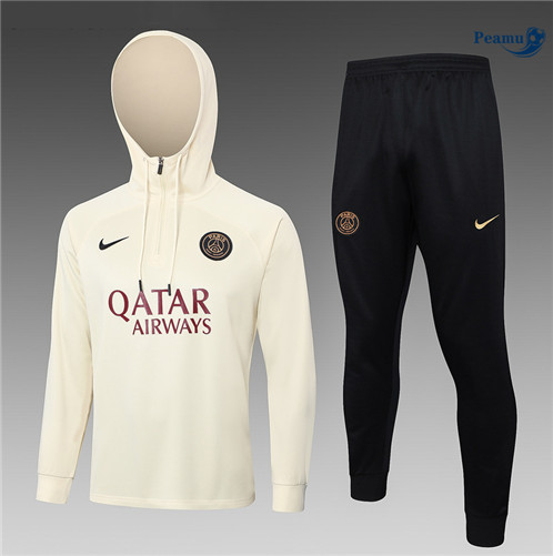 Acquistare Tuta Calcio - Felpa con cappuccio Paris PSG albicocca 2024-2025