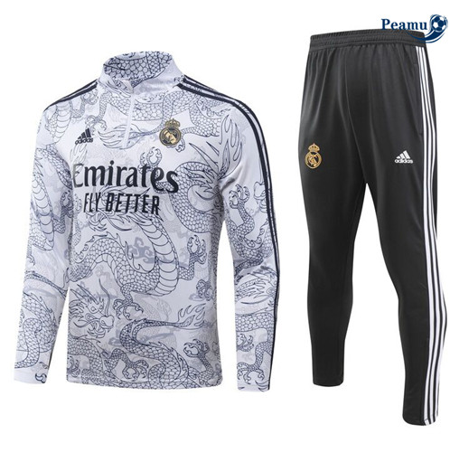 Nuovo Tuta Calcio Bambino Real Madrid special Bianco 2024-2025