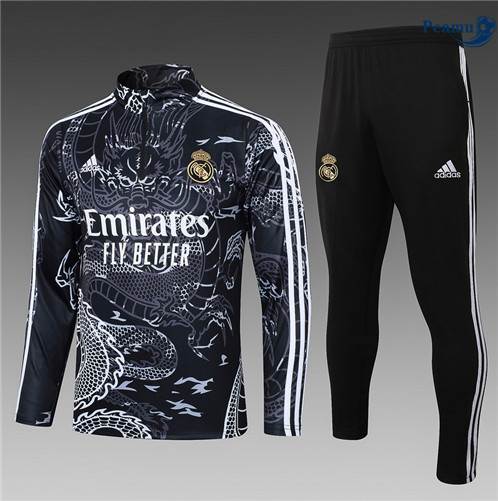 Saldi Tuta Calcio Bambino Real Madrid Nero 2024-2025