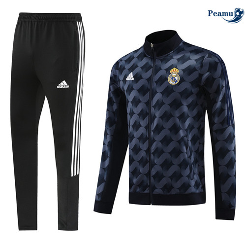 Fornire Tuta Calcio giacca Real Madrid Nero 2024-2025