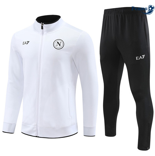 Acquistare Tuta Calcio giacca SSC Napoli Bianco 2024-2025
