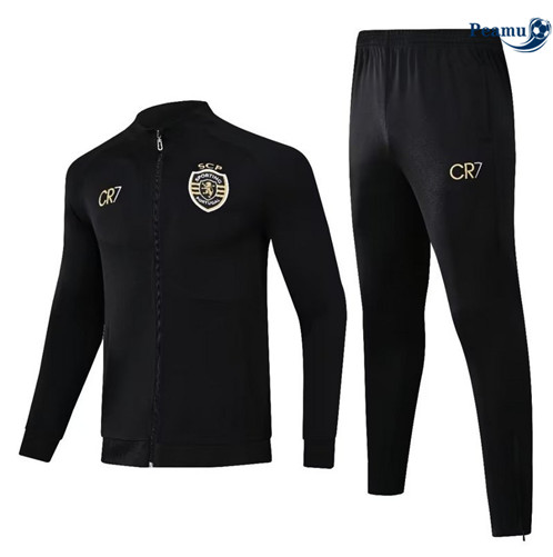 Comperare Tuta Calcio giacca Sporting Nero 2024-2025