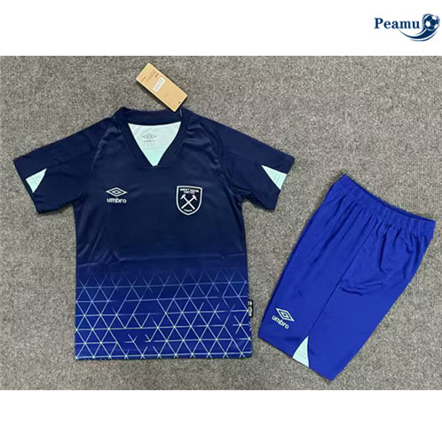 Nuovo Maglia Calcio West Ham Bambino Terza 2023-2024