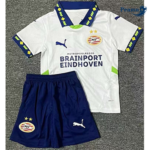 Shopping Maglia Calcio PSV Eindhoven Bambino Bianco 2024-2025