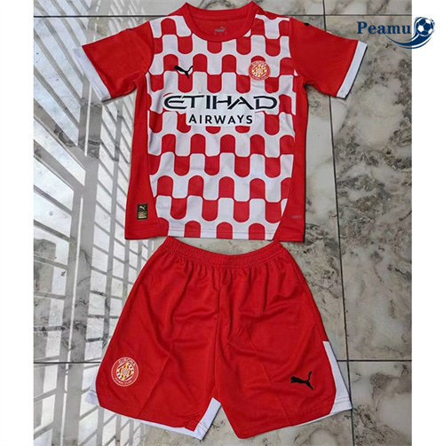 Collezione Maglia Calcio Girona Bambino Prima 2024-2025
