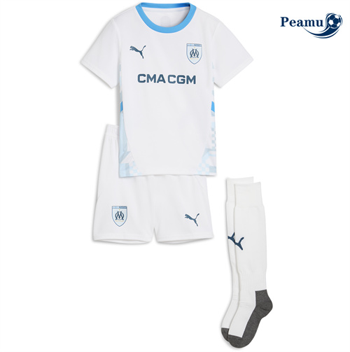 Nuovo Maglia Calcio Marsiglia Bambino Prima 2024-2025