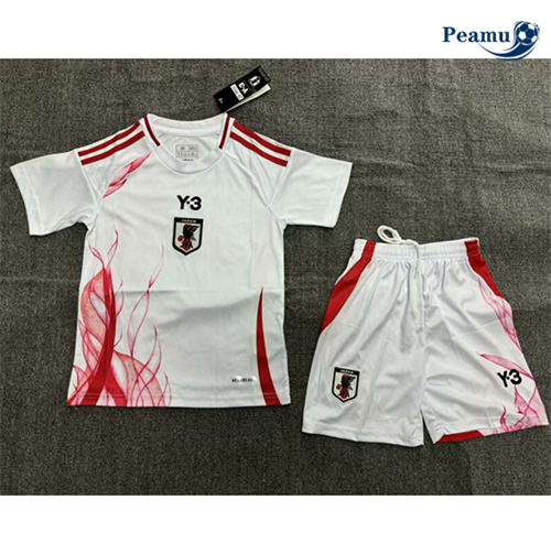 Shopping Maglia Calcio Giappone Bambino Y3 Bianco 2024-2025