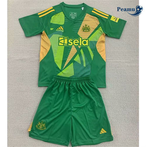 Vendita Maglia Calcio Newcastle United Bambino Portiere verde 2024-2025