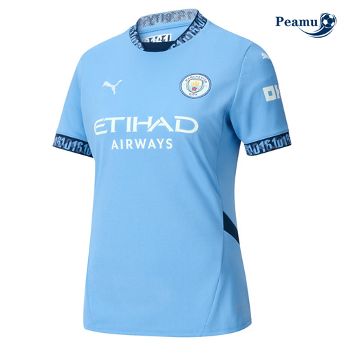Negozio Maglia Calcio Manchester City Donna Prima 2024-2025