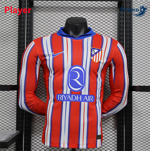 Sconto Maglia Calcio Player Atletico Madrid Prima Manica lunga 2024-2025