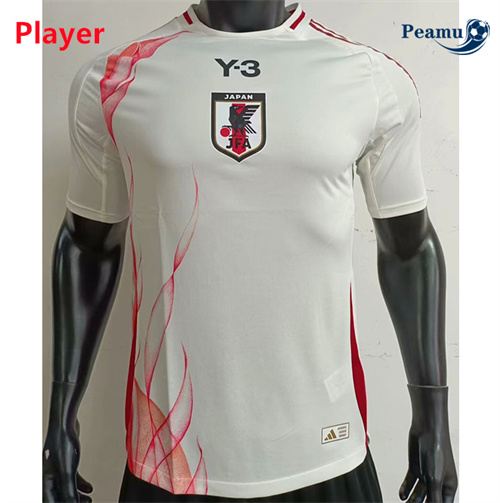 Nuovo Maglia Calcio Player Giappone Y3 Bianco 2024-2025